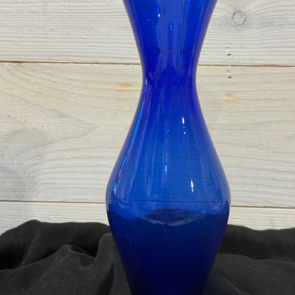 Vintage 1960-70s Blue ASEDA GLASS Vase From Sweden Scandinavia (Retired Item) - Picture 2 of 7